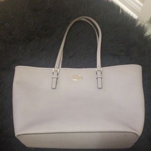 Michael Kors Grey Leather Tote